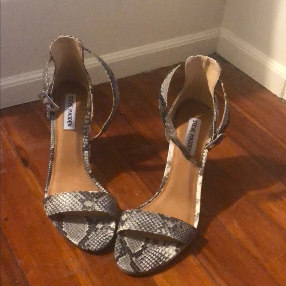 Steve Madden Snake Print Sandals